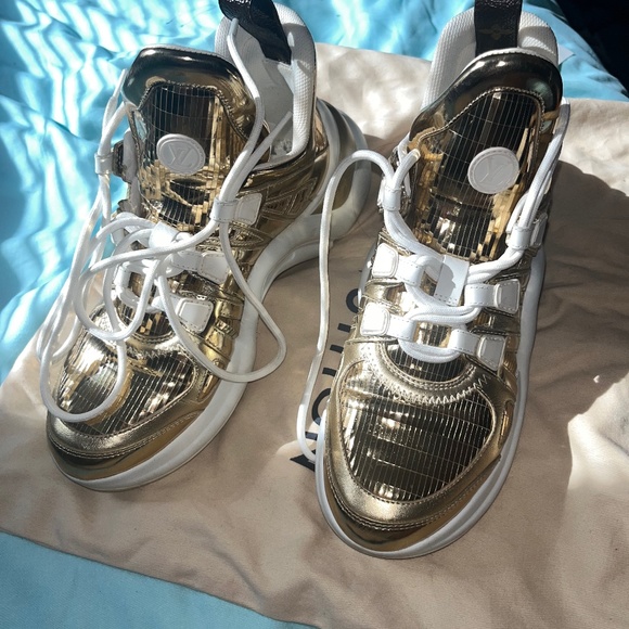 Authentic Louis Vuitton Sneakers - Picture 1 of 5